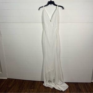 Fashion Nova White Maxi Dress